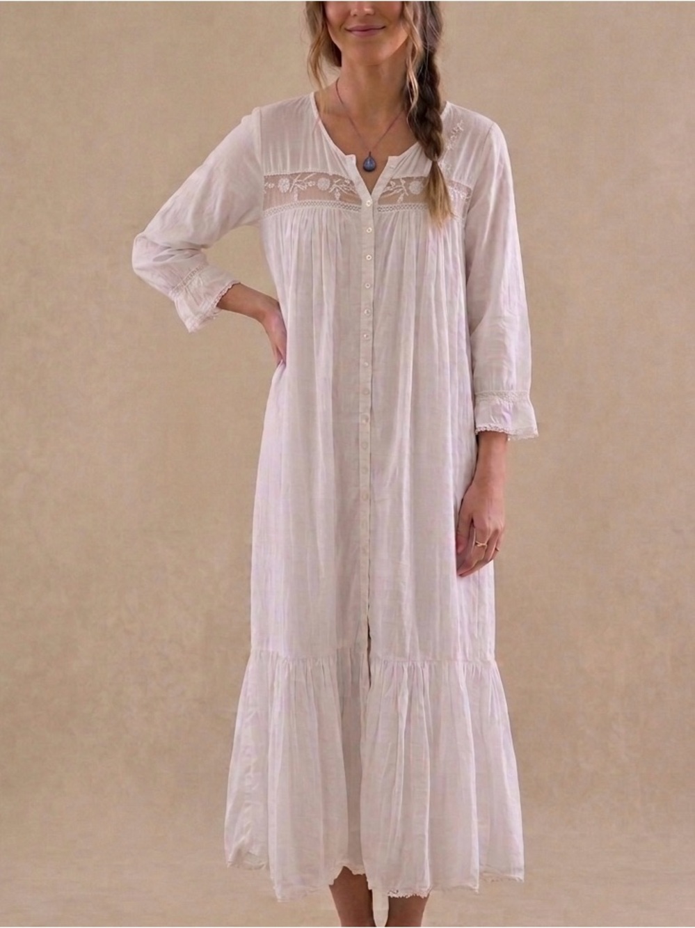 Vintage Lyn Adler Sheer Nightgown